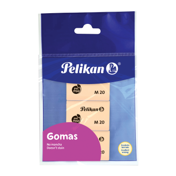 Gomas blancas paquete 4 piezas